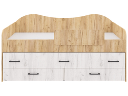 Кровать Нимфа двухместная Кр.золотой/Кр.светлый