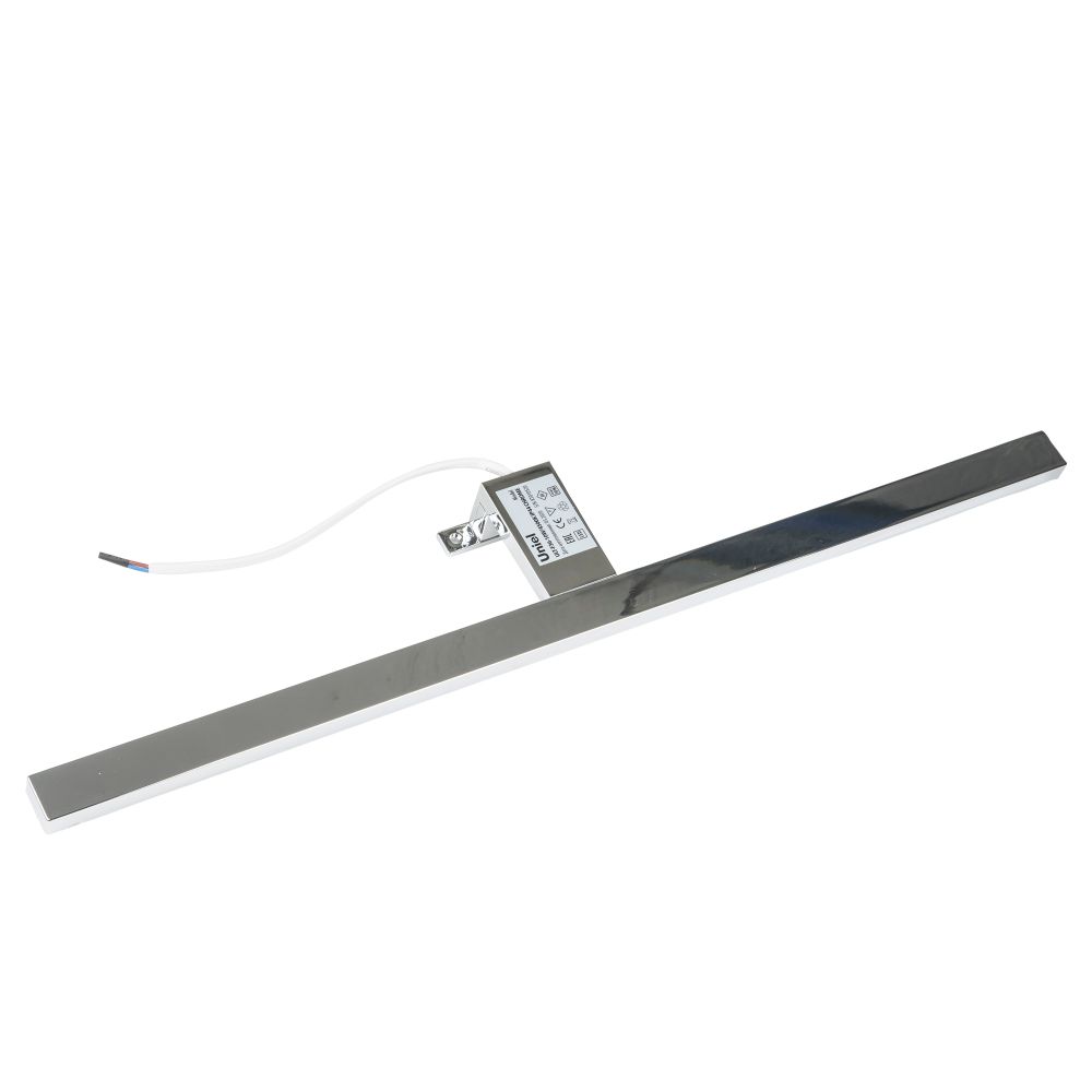 ULT-F36-10W-4500K IP44 CHROME Светодиодный светильник для подсветки мебели и зеркал ванной комнаты. 750Lm. Хром. ТМ Uniel