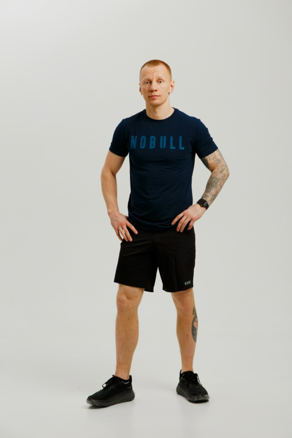 Футболка NOBULL темно-синяя