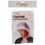 Парик карнавальный «Империя», Белый