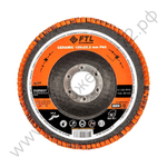 Круг лепестковый с керамическим абразивом для шлифования по нержавеющей стали FTL Everest 29 125 х 22,2 мм P60