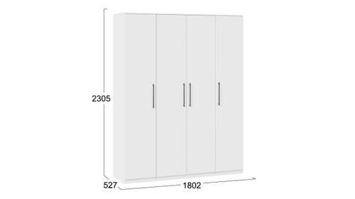 Шкаф комбинированный с 4-мя дверями Агата