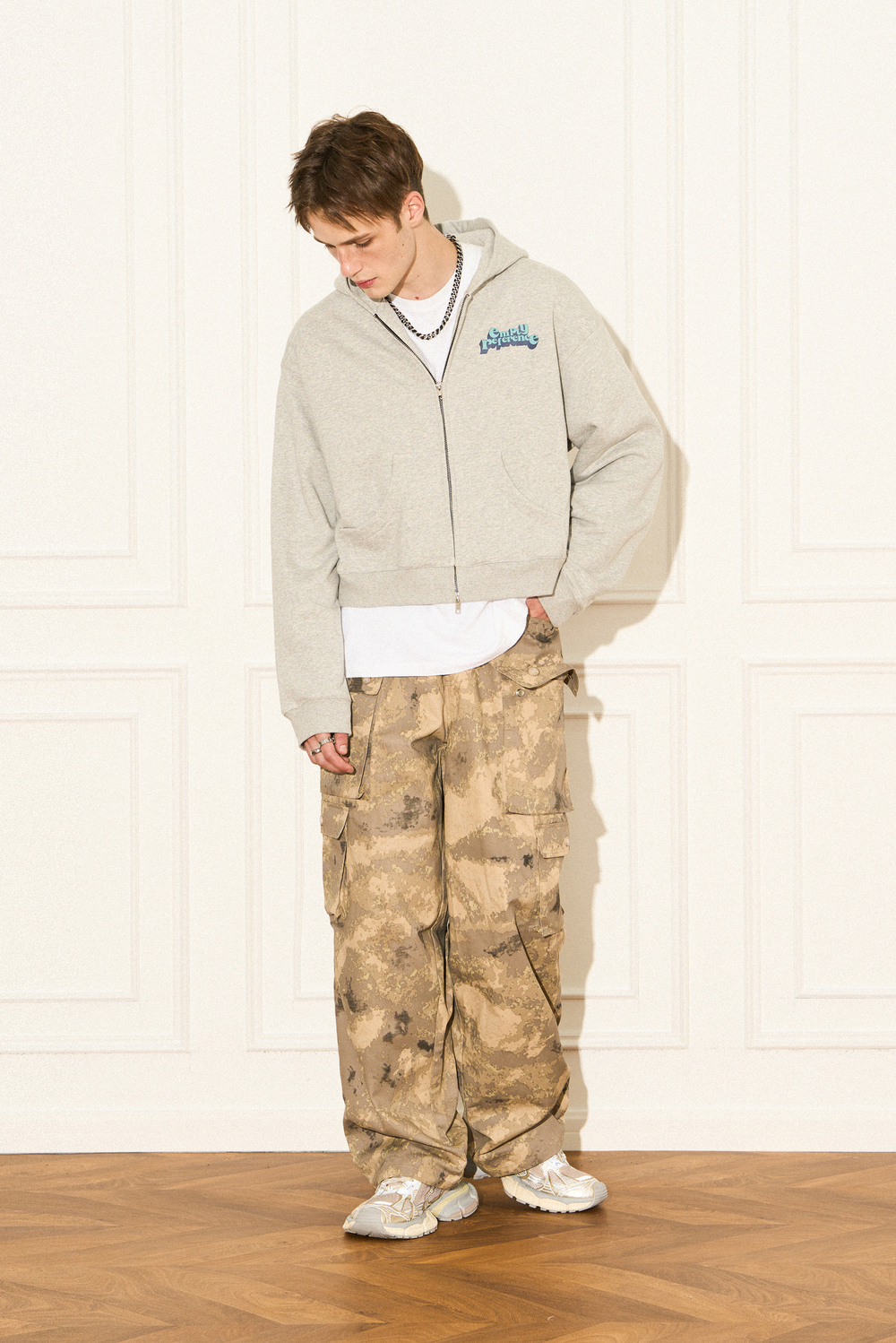 [FROM MOSCOW] Худи ER Cropped Zip-Hoodie