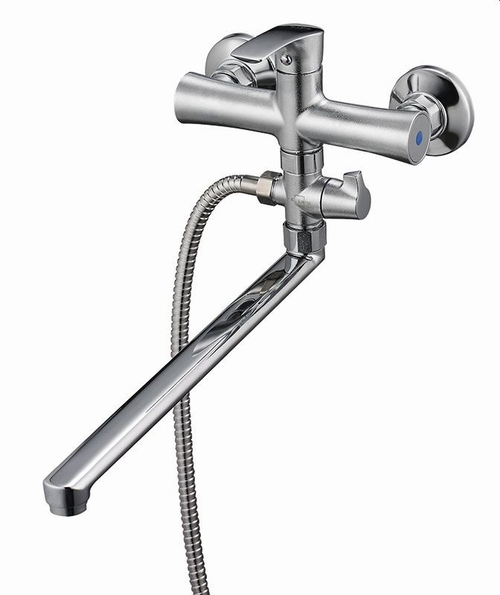 Смеситель для ванны Solone, длинный излив, шаровый 40мм FAB6-A020