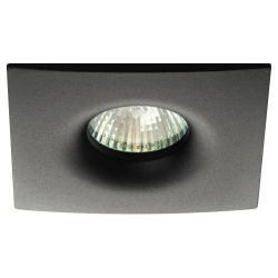 Встраиваемый светильник алюминиевый ЭРА KL104 BK MR16 GU5.3 черный | Алюминиевые встраиваемые светильники