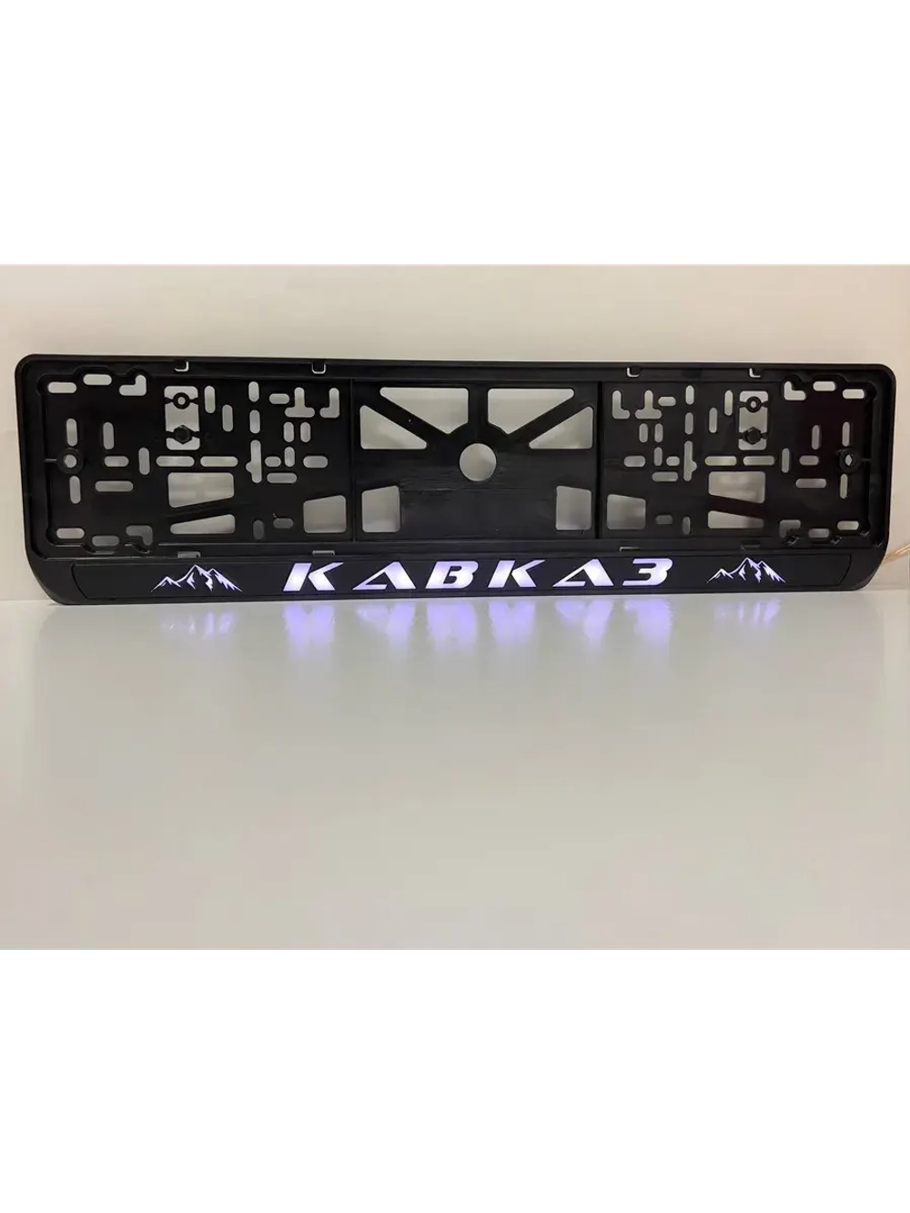 Рамка с LED подсветкой надписи. Кавказ горы.