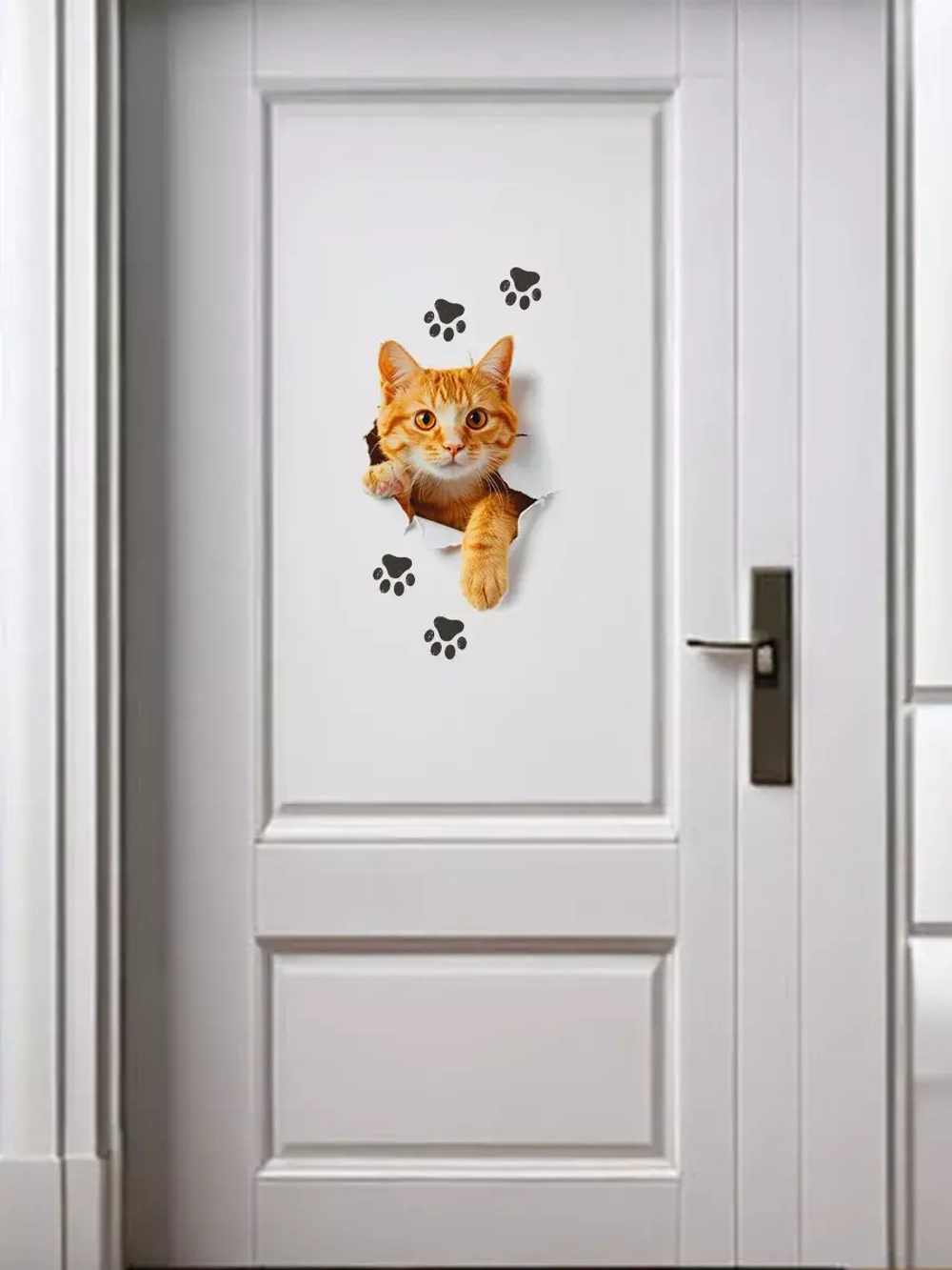 Наклейка с котиком интерьерная