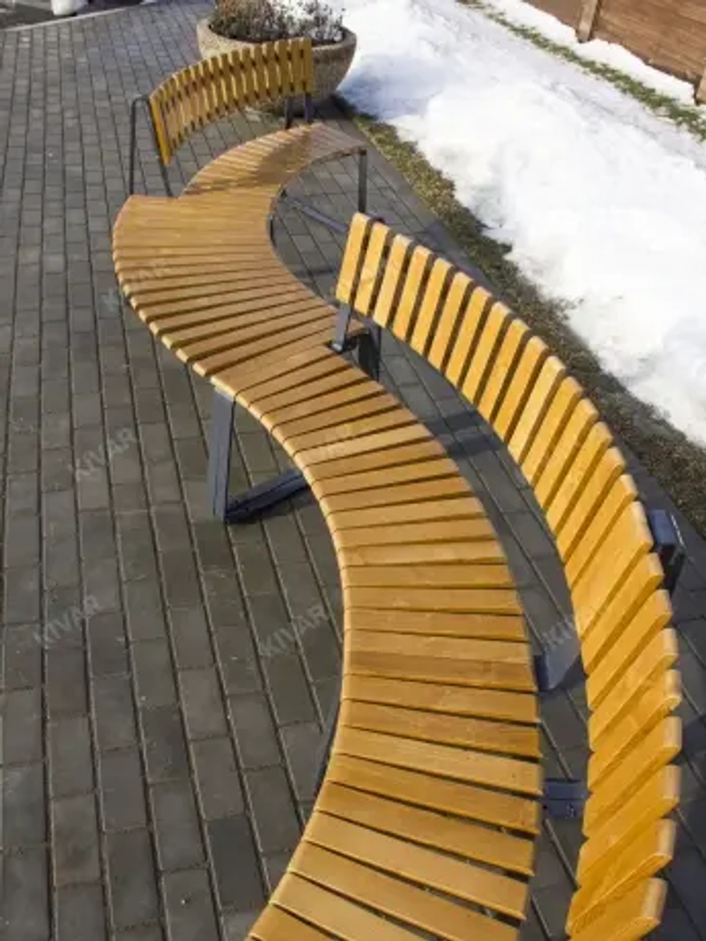 Скамейка «Змейка»