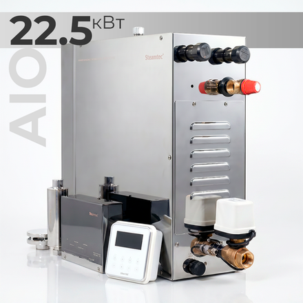 Steamtec TOLO AIO 225 - 22,5 кВт парогенератор для хамама и турецкой бани / Серия Premium