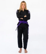 Кимоно женское Tatami BJJ Elements Superlite PURPLE & BLACK