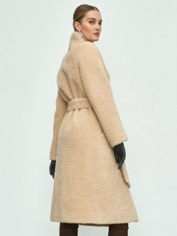 Пальто Тедди Шуба чебурашка Эко-шуба, SilverFox (арт. S2220-000)