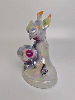 Фарфоровая статуэтка "Птицы и бабочка" Германия