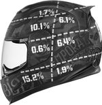 Мотошлем - ICON AIRFRAME STATISTIC (черный)