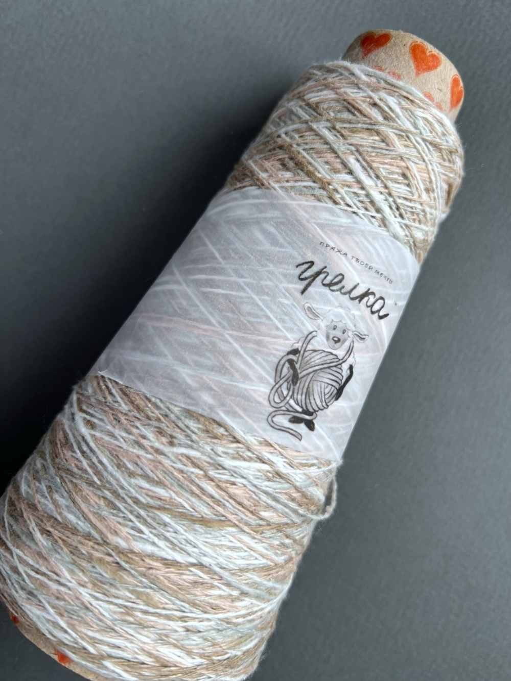 Пряжа Хлопок Лен Вязание спицами Италия Бобинная красивая мя