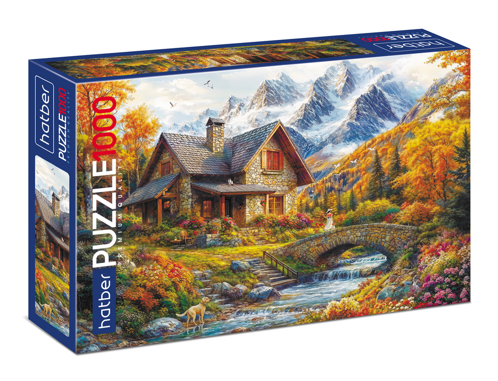 Пазлы 1000 элементов 680*480мм. "Живописный уголок" Premium