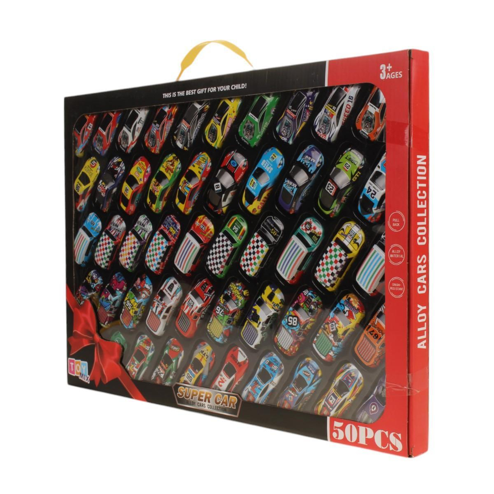 Набор инерционных машин 50 шт, коробка