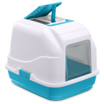 IMAC био-туалет для кошек EASY CAT 50х40х40h см нежно-голубой