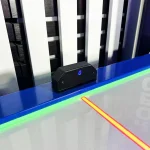 Детский аэрохоккей (160х110х75 см) с подсветкой пола «Шарики»