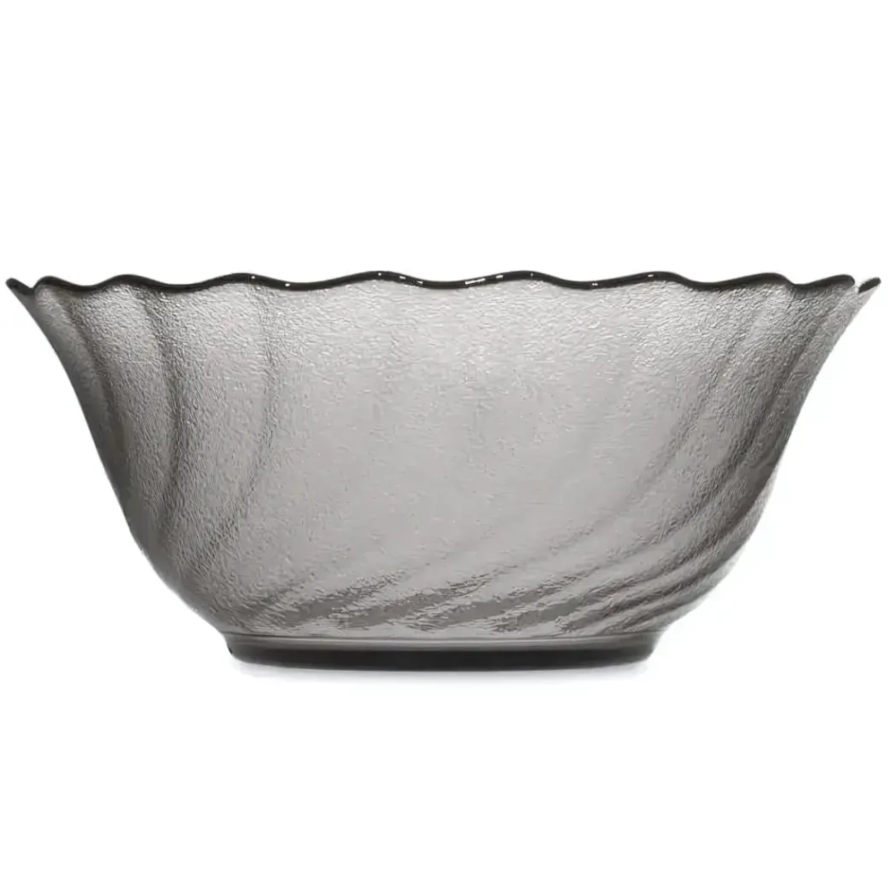 Салатник стеклянный 12,5см «Океан» графит A0007