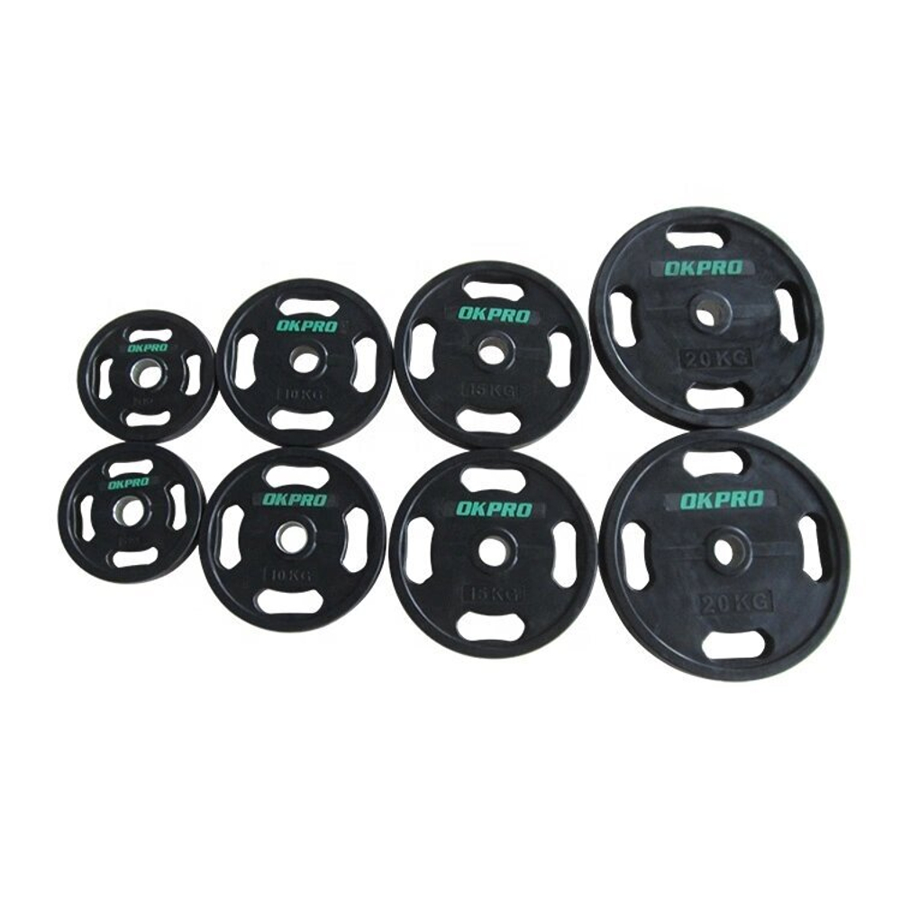 Диск обрезиненный с хватами 1,25 кг OKPRO OK2009E