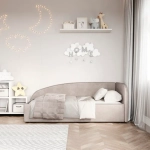 Кровать Элис 90х200 Бежевый Правый Угол