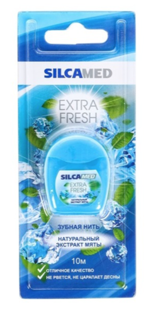 SILCAMED Зубная нить EXTRA FRESH