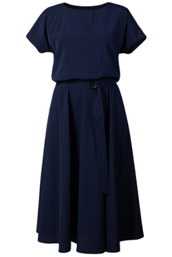 Платье женское 3989зп, темно-синий #86ТС053989зп