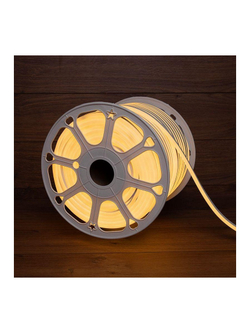 Шнур светодиодный гибкий неон LED SMD 8х16мм 120LED/м теп. бел. (уп.100м) Neon-Night 131-046