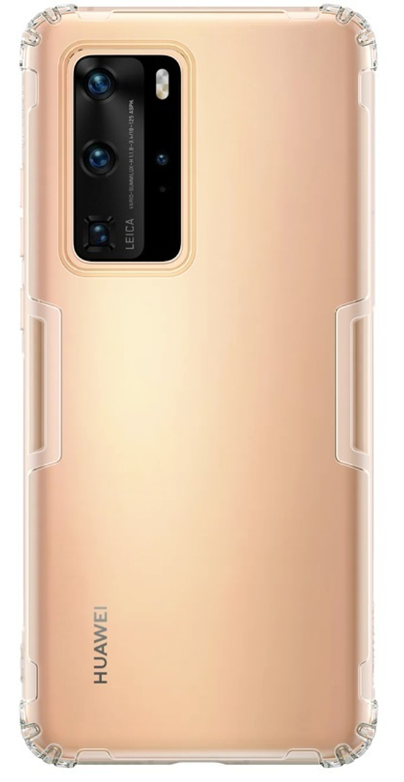 Прозрачный чехол для смартфона Huawei P40 Pro от Nillkin, серия Nature TPU