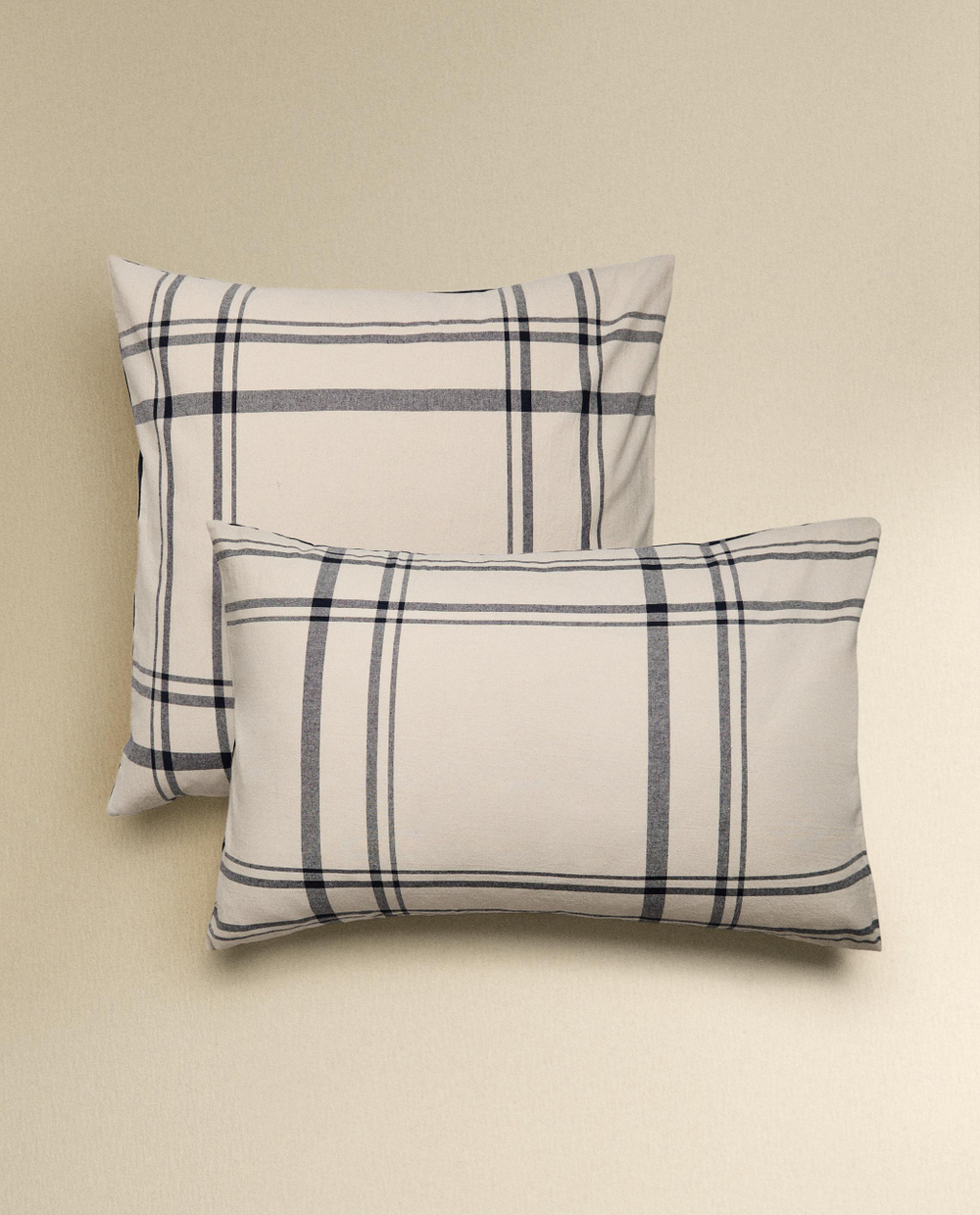 Наволочка Zara Home, хлопок 100%, в клетку, 9120/091