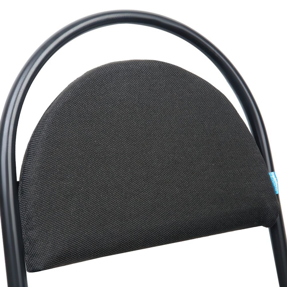 Стул Helmi HL-F02 "Стандарт", каркас черный, обивка ткань черная