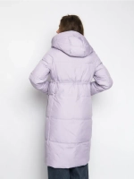 Куртка зимняя удлиненная с капюшоном