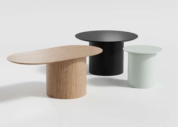 Столик Type D 50 см основание D 29 см (черный)