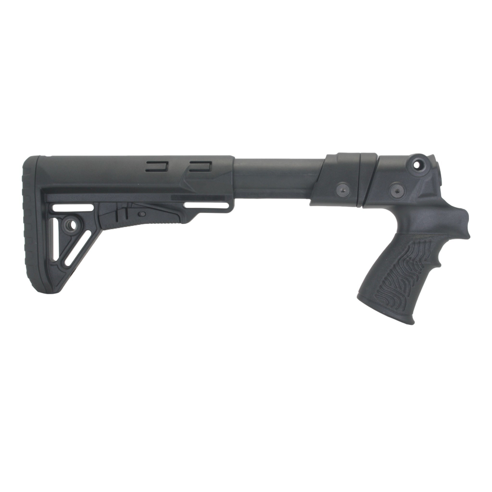 Приклад складной Mossberg 500/590, Maverick 88, DLG Tactical. Черный