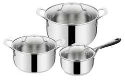 Набор посуды Tefal Jamie Oliver Kitchen Essentials 6 предметов 16/20/24 см E313S674