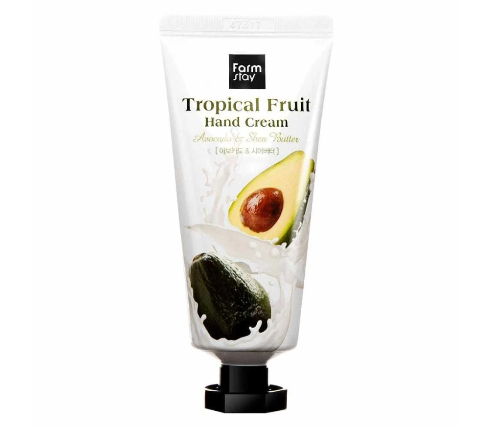 Крем для рук с экстрактом авокадо и маслом ши - Farmstay Tropical Fruit Hand Cream - Avocado & Shea Butter