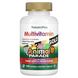 Nature's Plus Animal Parade Gold, Жевательные мультивитамины для детей