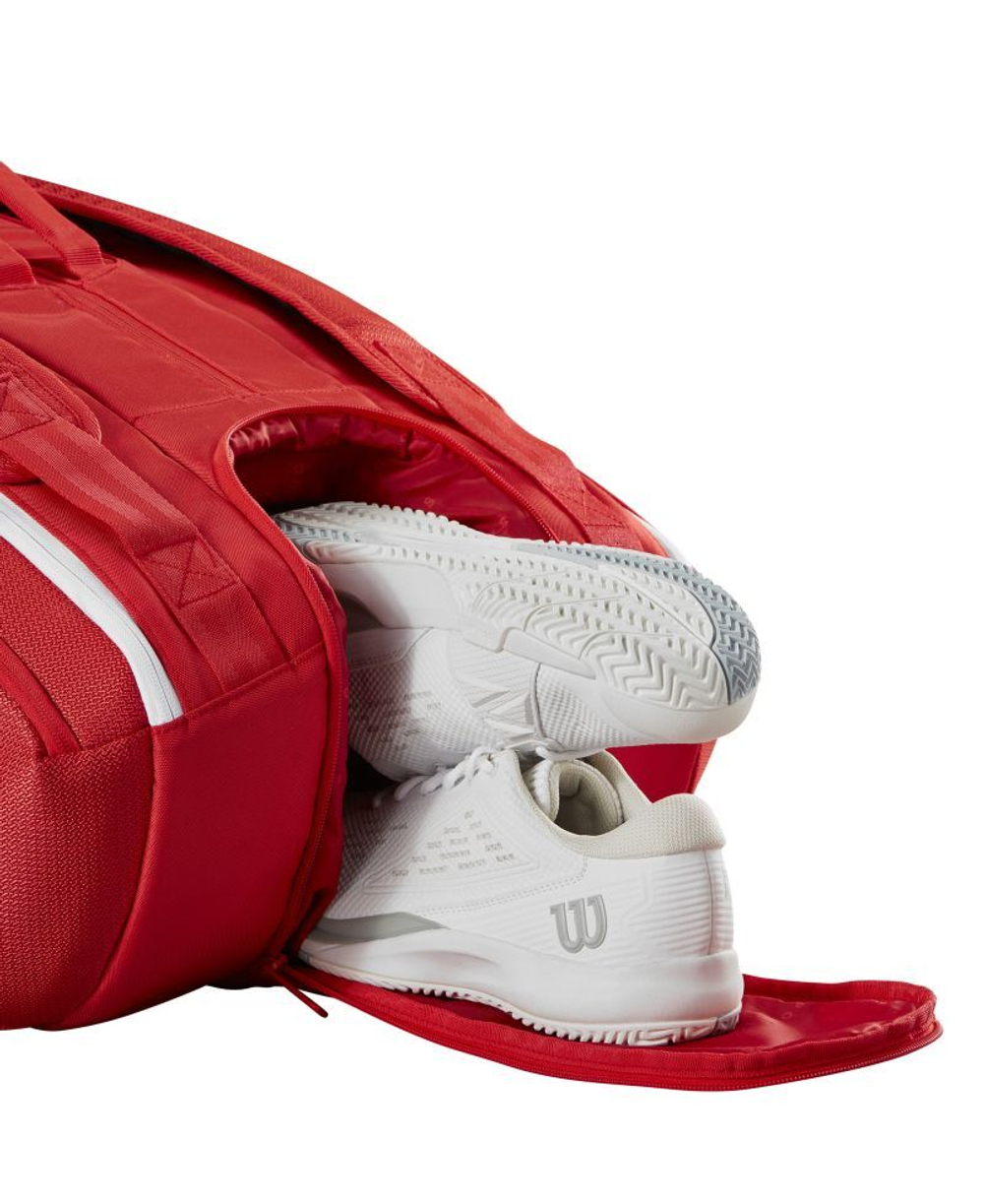 Сумка теннисная Wilson Super Tour 15 PK 2025 - красный