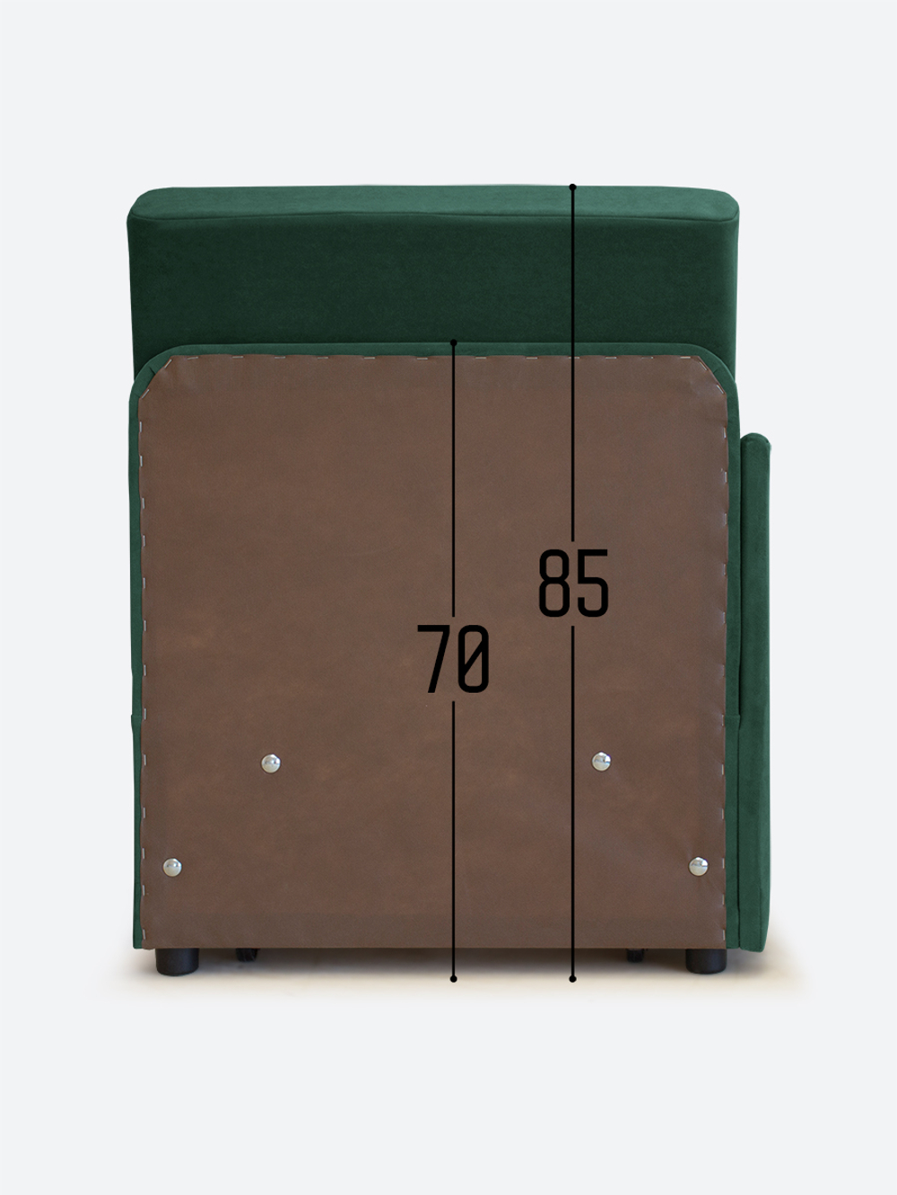 Кресло-кровать "Миник" с правым подлокотником, под правую руку