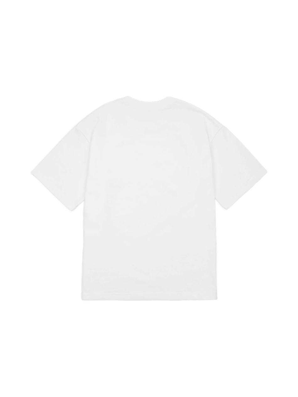 Футболка оверсайз (белый) 200 гр