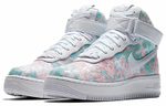 Кроссовки Nike Air Force 1 Upstep Lx "Sequin Fabric" (Женская размерная сетка)