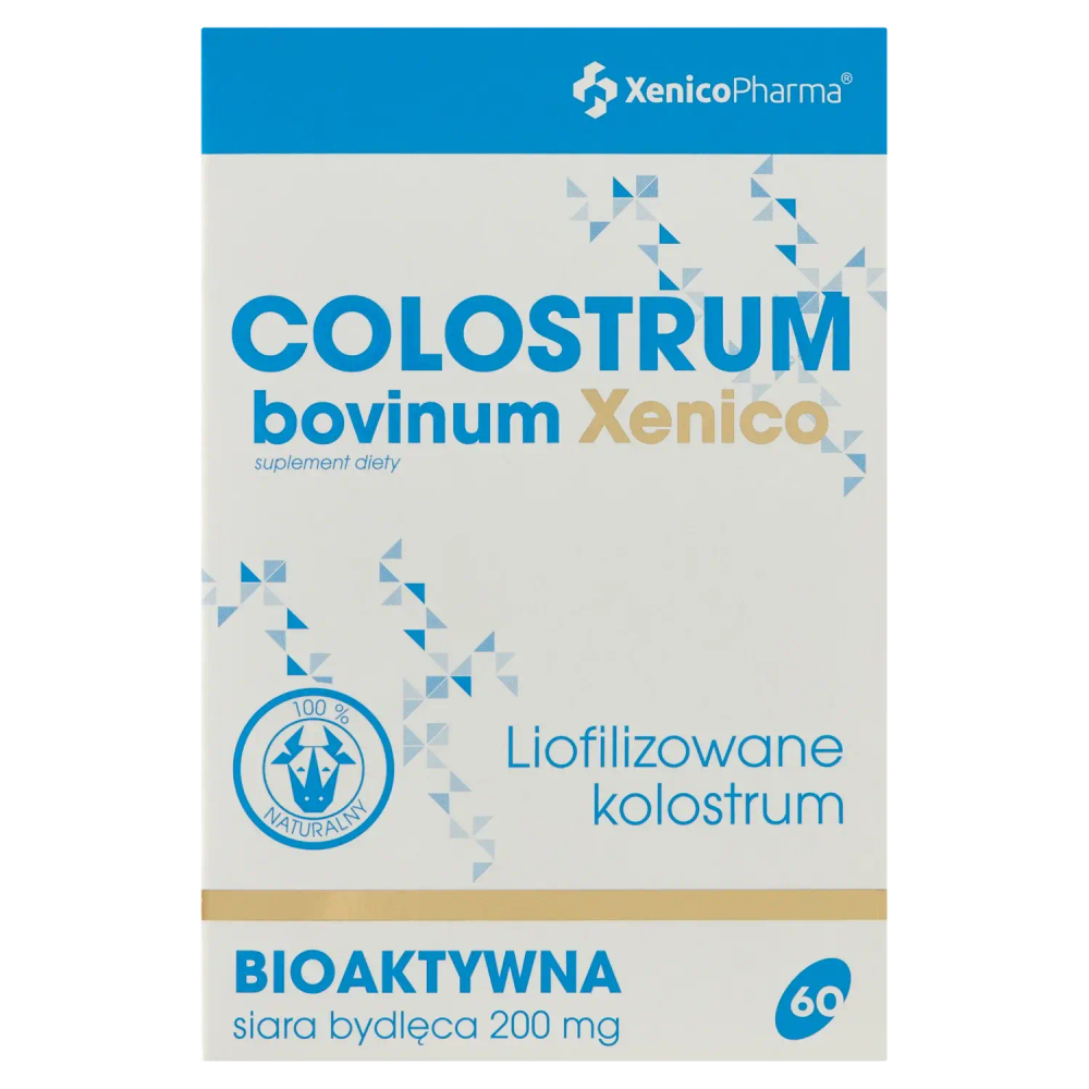 Диетическая добавка Colostrum bovinum Xenico, 60 капсул