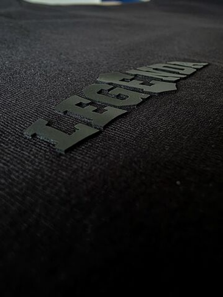 Футболка мужская оверсайз LEGENDA "Витрувианский человек" черная