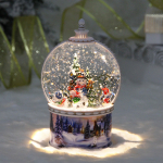 Сувенир с подсветкой «Сказочные друзья» 10*10*16 см, 8 мелодий, подсветка, эффект снегопада (работает от 3*ААА, USB)