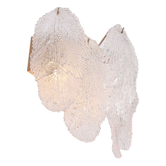 SL6135.201.02 Светильник настенный ST-Luce золотистый/прозрачный, янтарный G9LED 2*5W LIGHTSOME