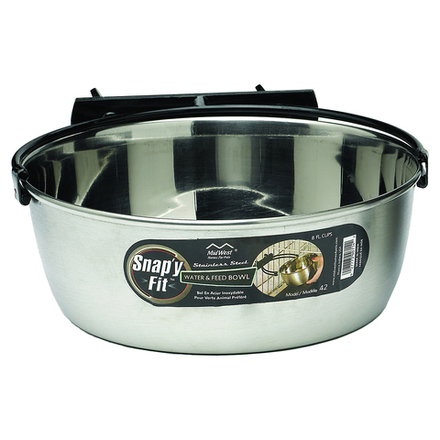 Миска MidWest для собак для клеток и вольеров 1,85 л нержавеющая сталь