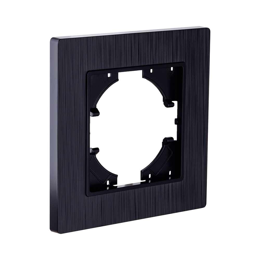 Рамка 1-постовая, черный Kollinger Eleganz Plex EP1BK