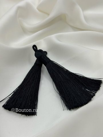 Кисточка для штор черная 8 см