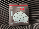 Круг шлифовальный DLT GrandFlex BLUE-CERAMIC, P80, 150мм, 10шт, (на бумаге, керамика и оксид алюминия), арт.3028