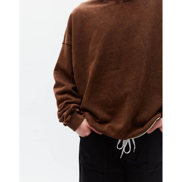 Толстовка Глина темно-коричневая - фото 4